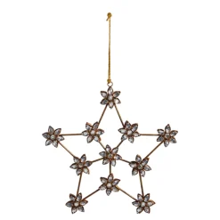Raz 8.5" Jeweled Star Christmas Ornament 4401291