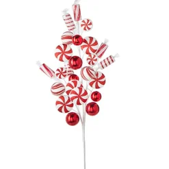 Raz 31" Large Peppermint Christmas Tree Spray F4206893