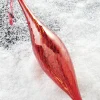 Raz 15" Large Red Mercury Glass Drop Christmas Ornament 4124578