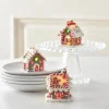 Raz 3.25" LED Lighted Claydough Gingerbread House Christmas Ornament 3815534