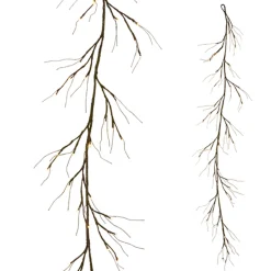 Raz 6' Lighted Mossy Garland With White Lights G4400906