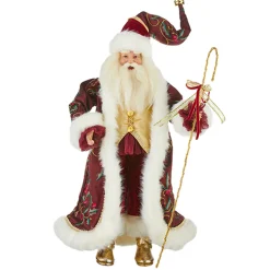 Raz 24.75" Making Spirits Bright Santa Figure Christmas Decoration 4202320