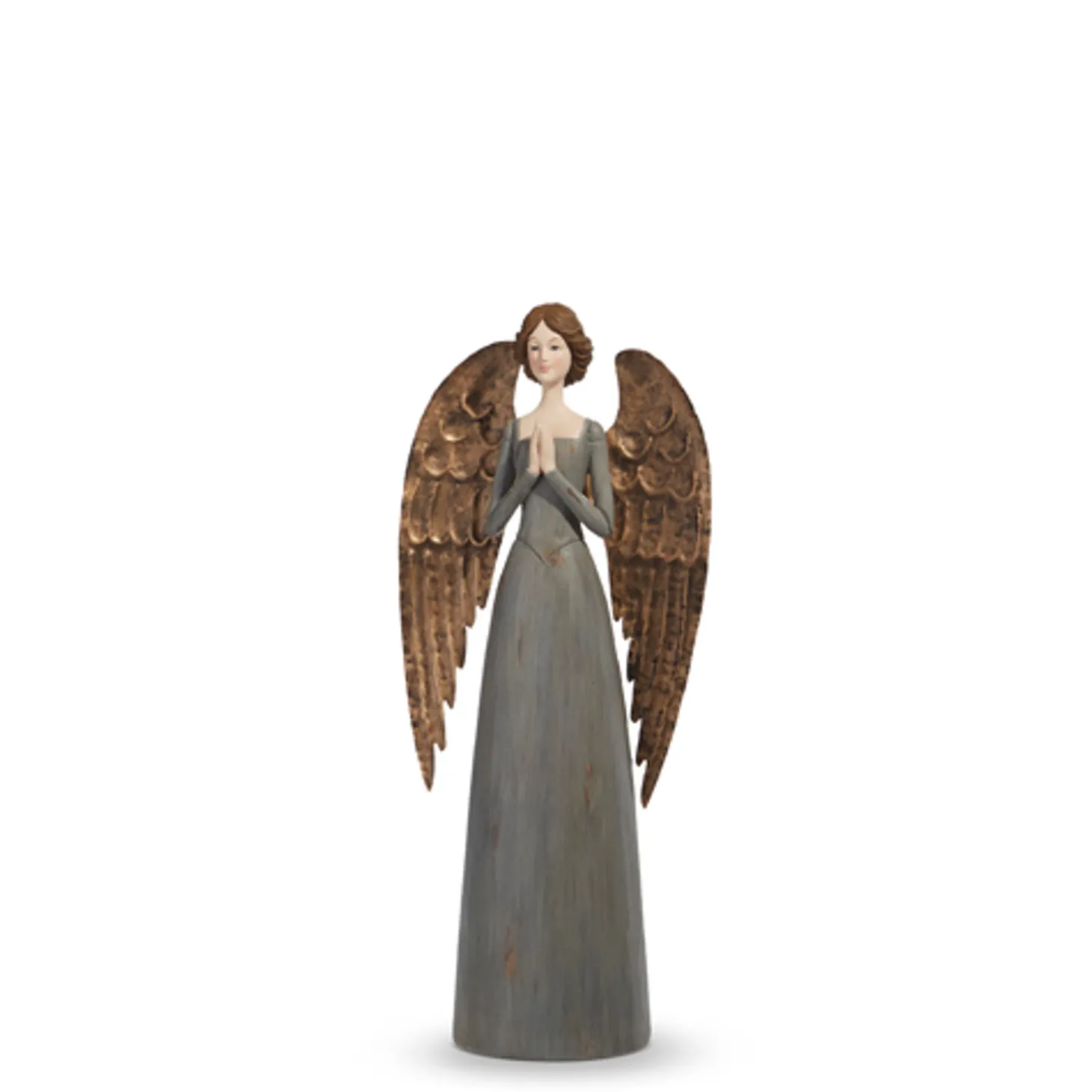 Raz 15.75" Or 17.75" Blue Santos Angel Christmas Figure