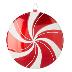 Raz 10" Or 12" Large Peppermint Christmas Ornament
