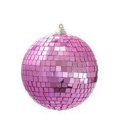 Raz 6" Or 8" Large Pink Disco Ball Christmas Ornament