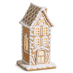 Raz 6" Or 10" Lighted Christmas Gingerbread Town House Decoration