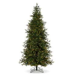 Raz 7.5' Or 9' O Tannenbaum Aspen Fir Real Feel Christmas Tree With Brilliant LED Lights