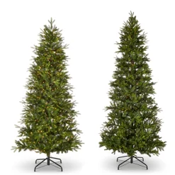 Raz 7.5' Or 9' Snake Light Green Slim Spruce Artificial Christmas Tree