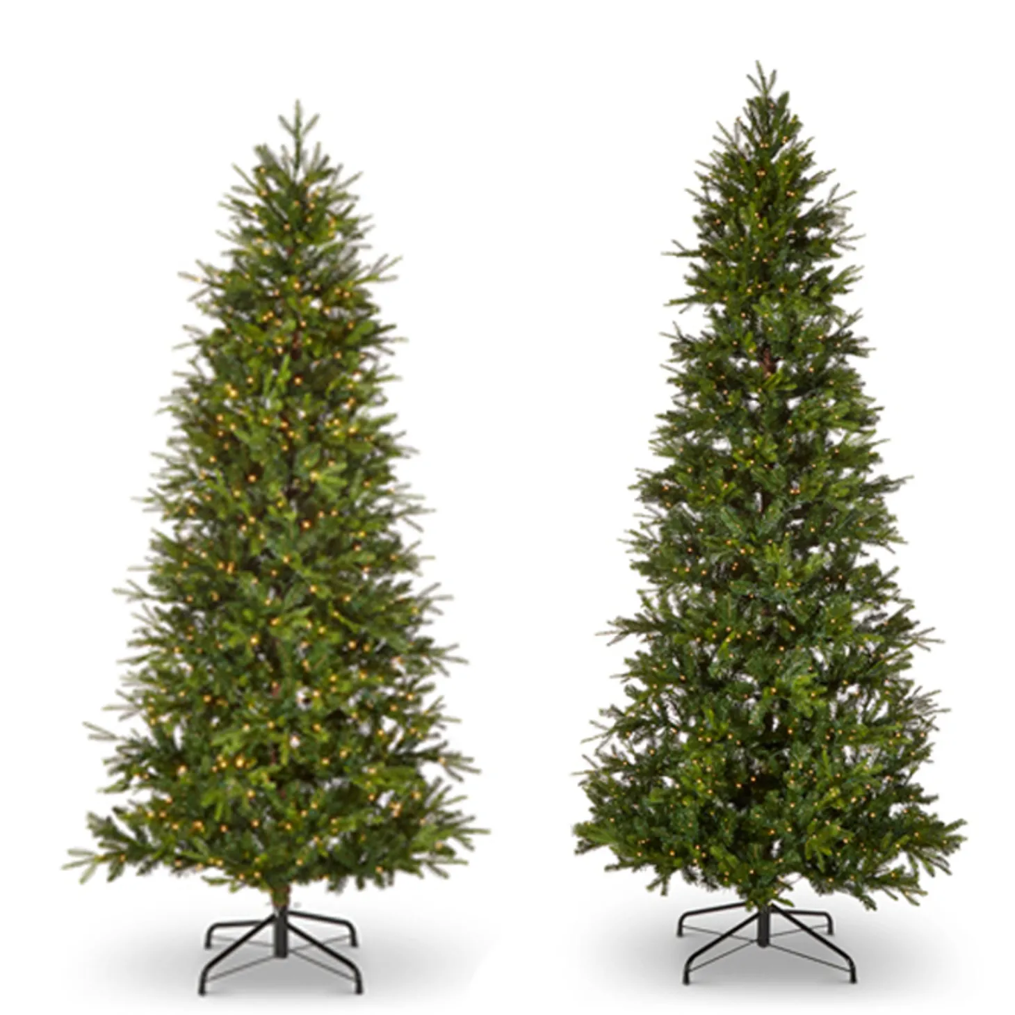 Raz 7.5' Or 9' Snake Light Green Slim Spruce Artificial Christmas Tree
