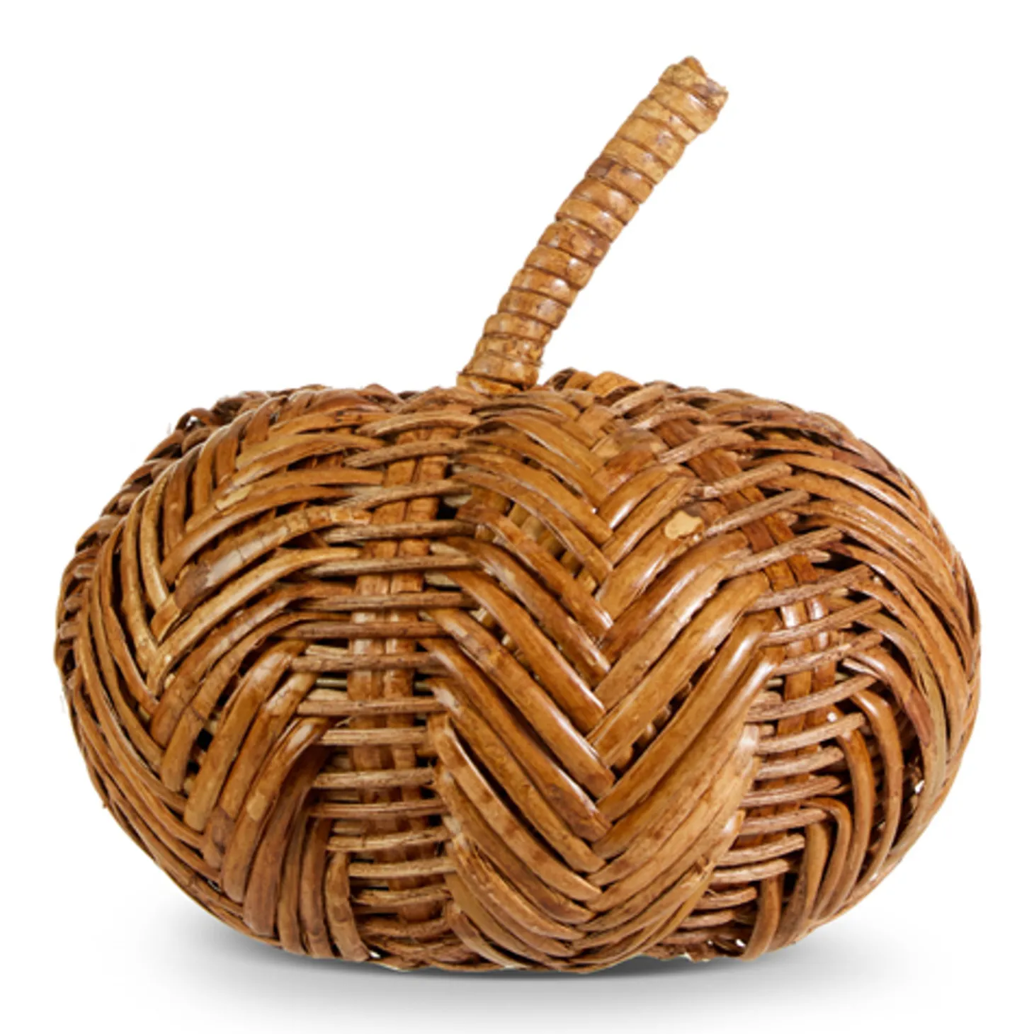 Raz 6.5" Or 9" Wicker Pumpkin Fall Or Halloween Decoration