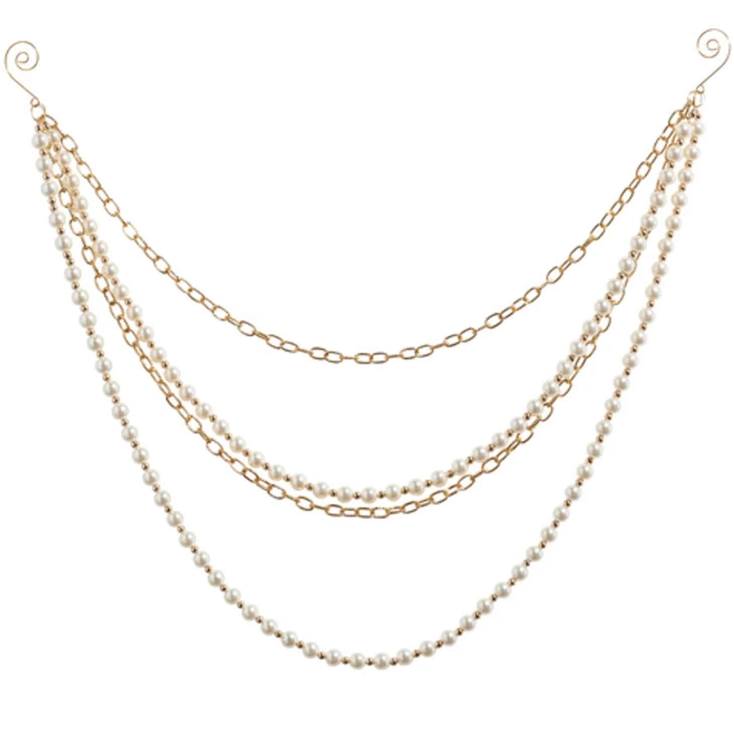 Raz 27" Pearl Chain Christmas Tree Garland G4417572