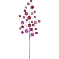 Raz 30" Pink And Red Ball Christmas Tree Spray F4402428