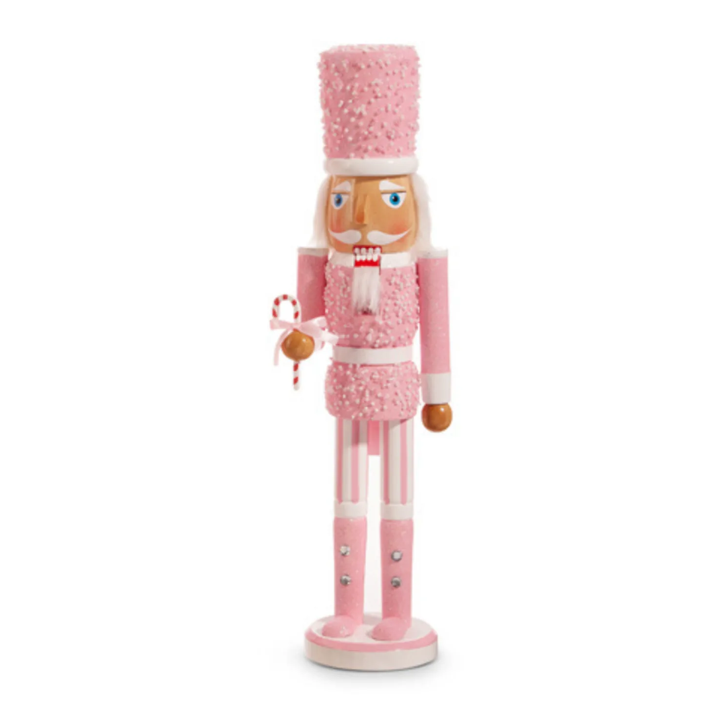 Raz 15.5" Pink Christmas Nutcracker Figure 4422827