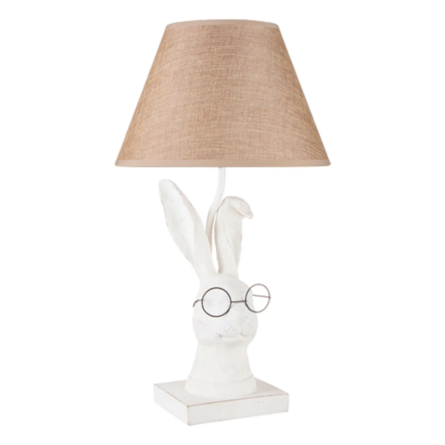Raz 19.5" Rabbit With Glasses Easter Lamp 4111074