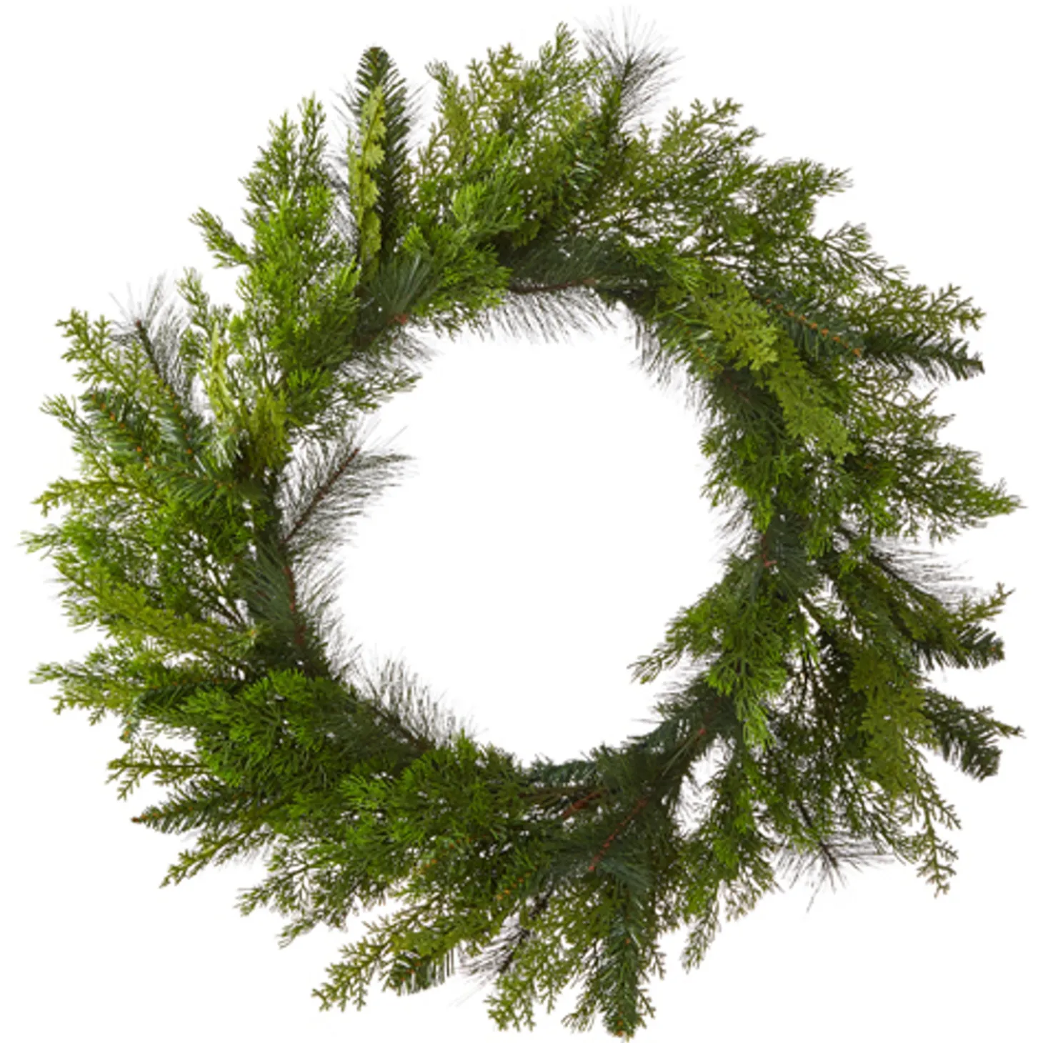 Raz 28" Real Feel Cedar Pine Greenery Christmas Wreath W4102412