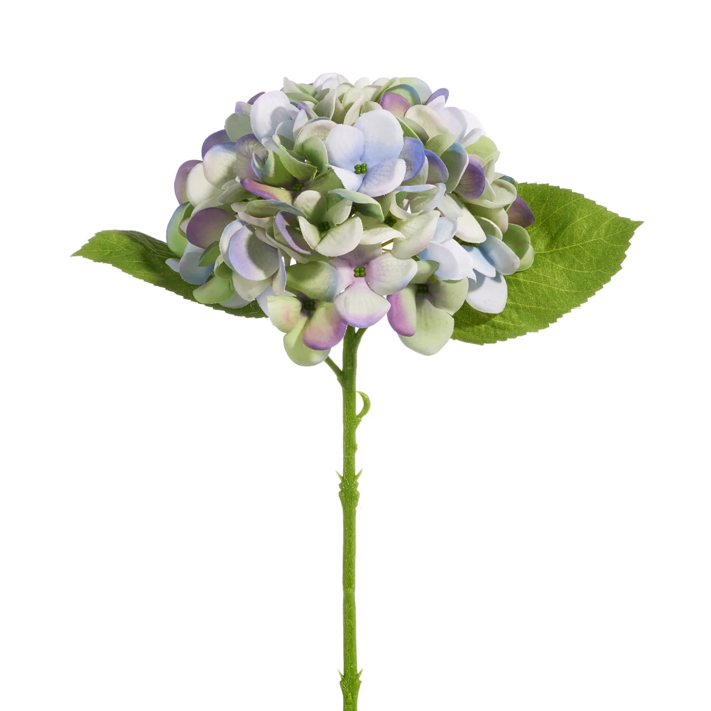 Raz 13" Real Feel Green And Purple Hydrangea Stem F4441780