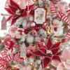Raz 23" Red Velvet Poinsettia Christmas Tree Pick F4341730