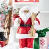Raz 18" Santa With Skis Christmas Figure 4315524