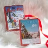 Raz 5" Set Of 2 Vintage Ski Glass Christmas Ornament 4324518