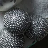 Raz 2.25" Silver Rhinestone Ball Christmas Ornament 4403625
