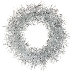 Raz 22" Silver Tinsel Christmas Wreath W4302402