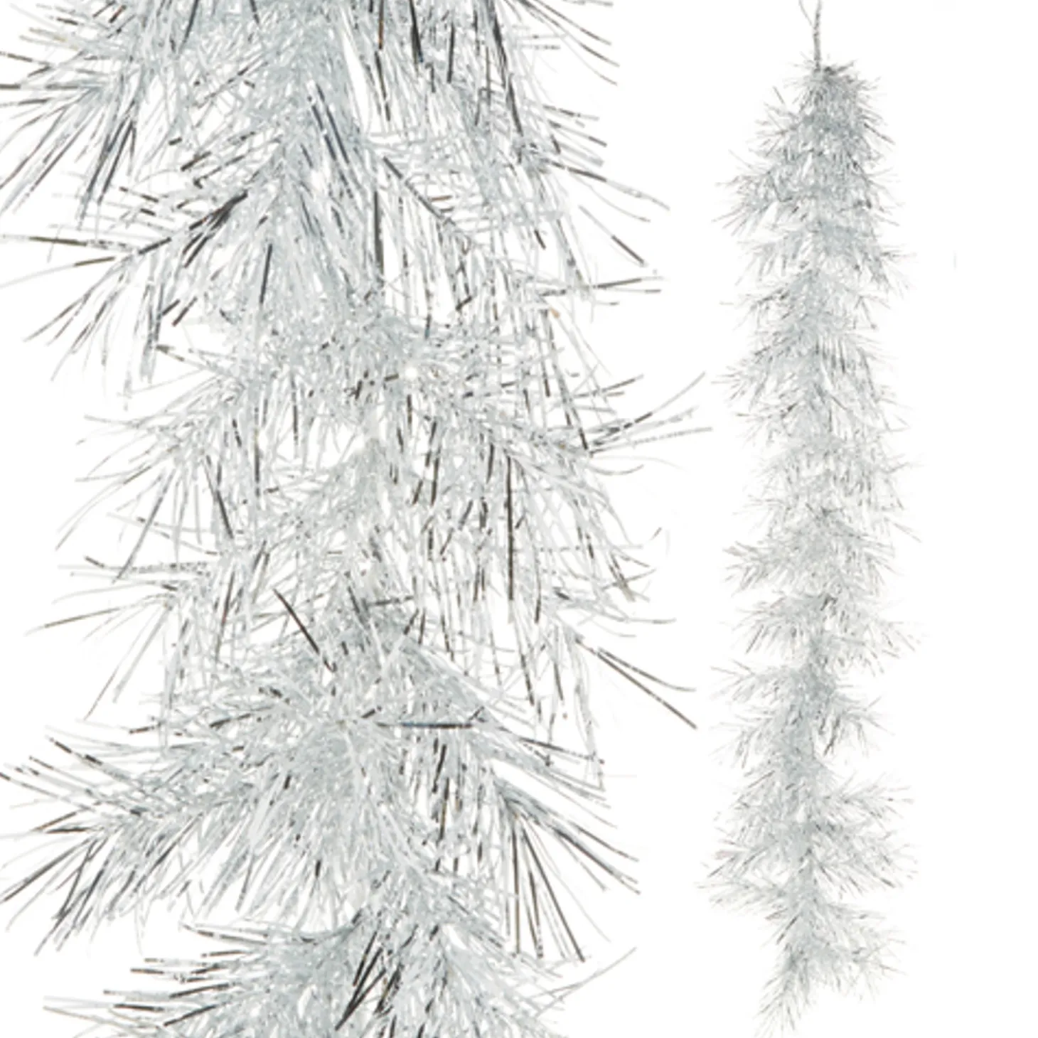 Raz 6' Silver Tinsel Garland G4302376