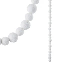 Raz 4' Snowball Christmas Garland G4106745