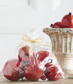 Raz Bag Of 3.5" Pomegranates Christmas Decoration 4002337