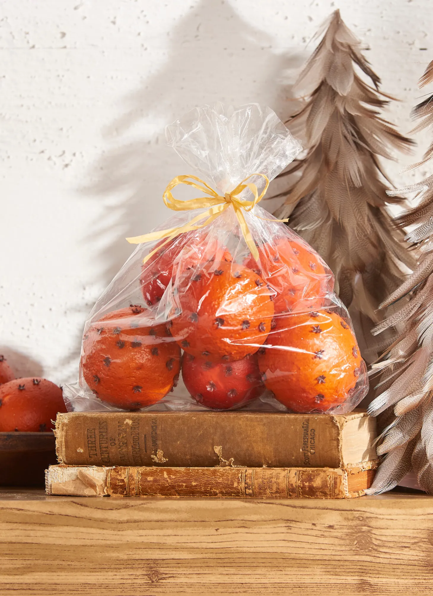 Raz Bag Of Pomanders Oranges With Cloves Christmas Decoration 4002263