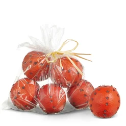 Raz Bag Of Pomanders Oranges With Cloves Christmas Decoration 4002263