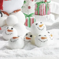 Raz Boxed Set Of Snowman Snowballs 4216161