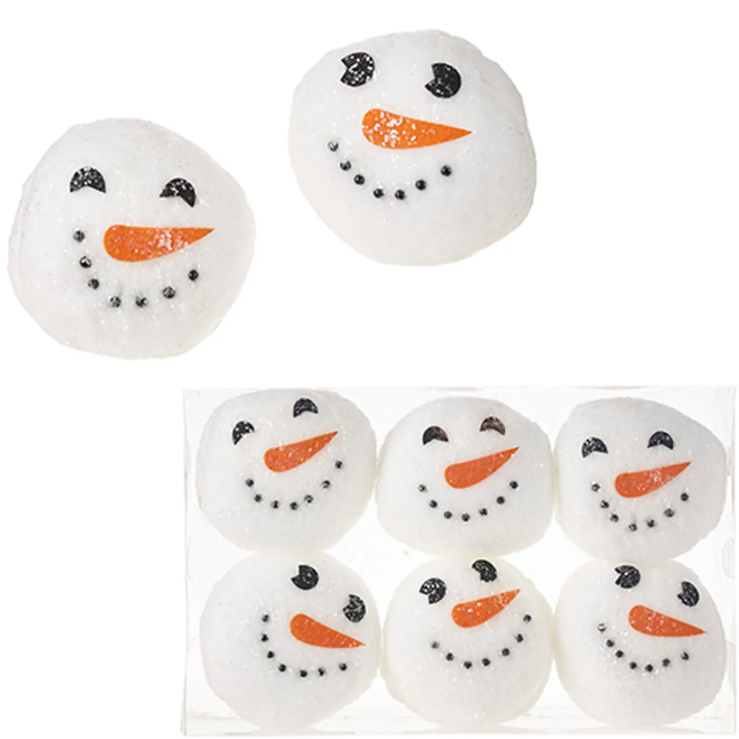 Raz Boxed Set Of Snowman Snowballs 4216161