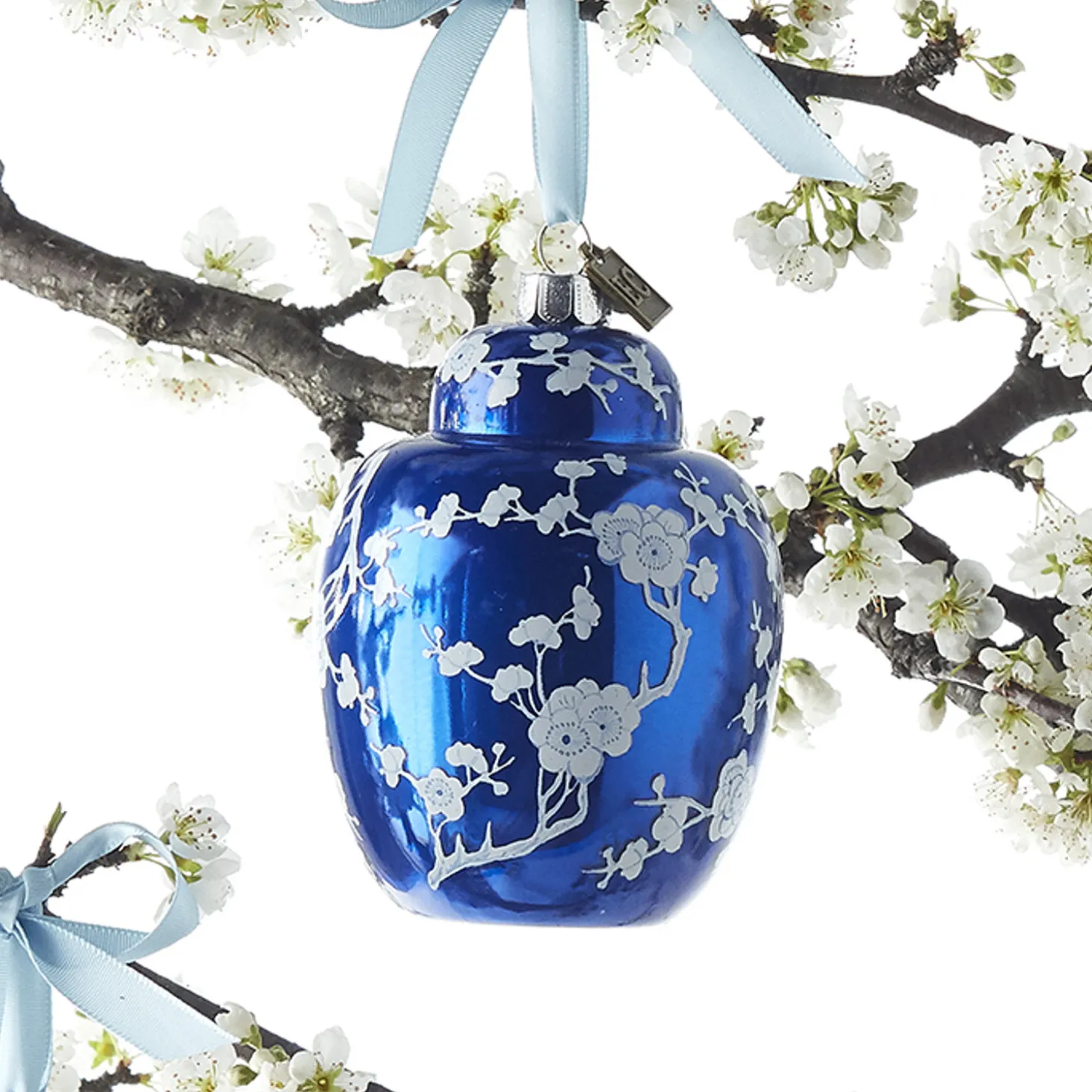 Raz Eric Cortina 3" Ginger Jar Glass Christmas Ornament 3953035