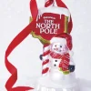 Raz Eric Cortina 5.5" The North Pole Glass Christmas Ornament 4253119