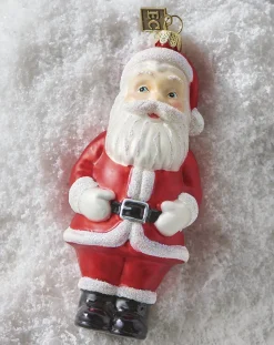 Raz Eric Cortina 5.5" Vintage Inspired Santa Glass Christmas Ornament 4253121