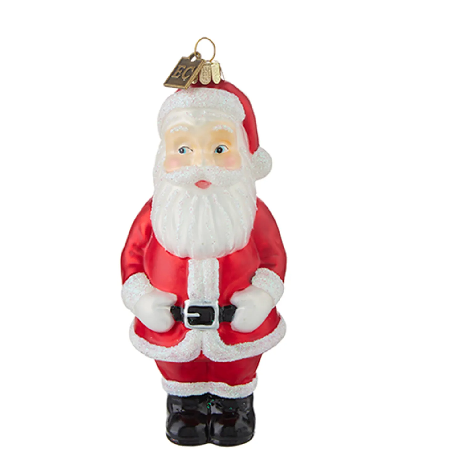 Raz Eric Cortina 5.5" Vintage Inspired Santa Glass Christmas Ornament 4253121