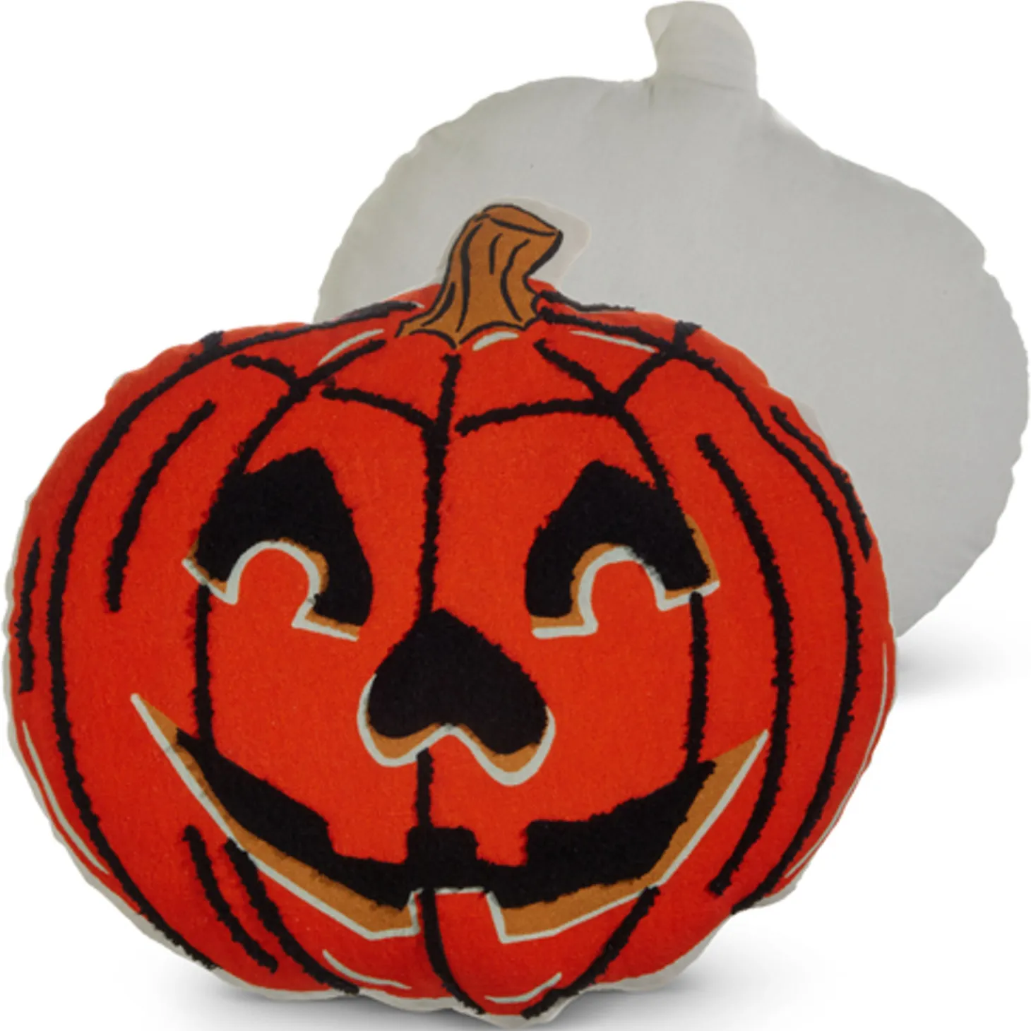 Raz Jack O Lantern Pumpkin Or Scaredy Cat Cut Out Halloween Pillow