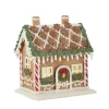 Raz LED Lighted 8.5" Holiday Spice Gingerbread House Christmas Decoration 4116425