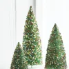 Raz Multi Color Sequined Bottle Brush Tree Christmas Decoration 4219102