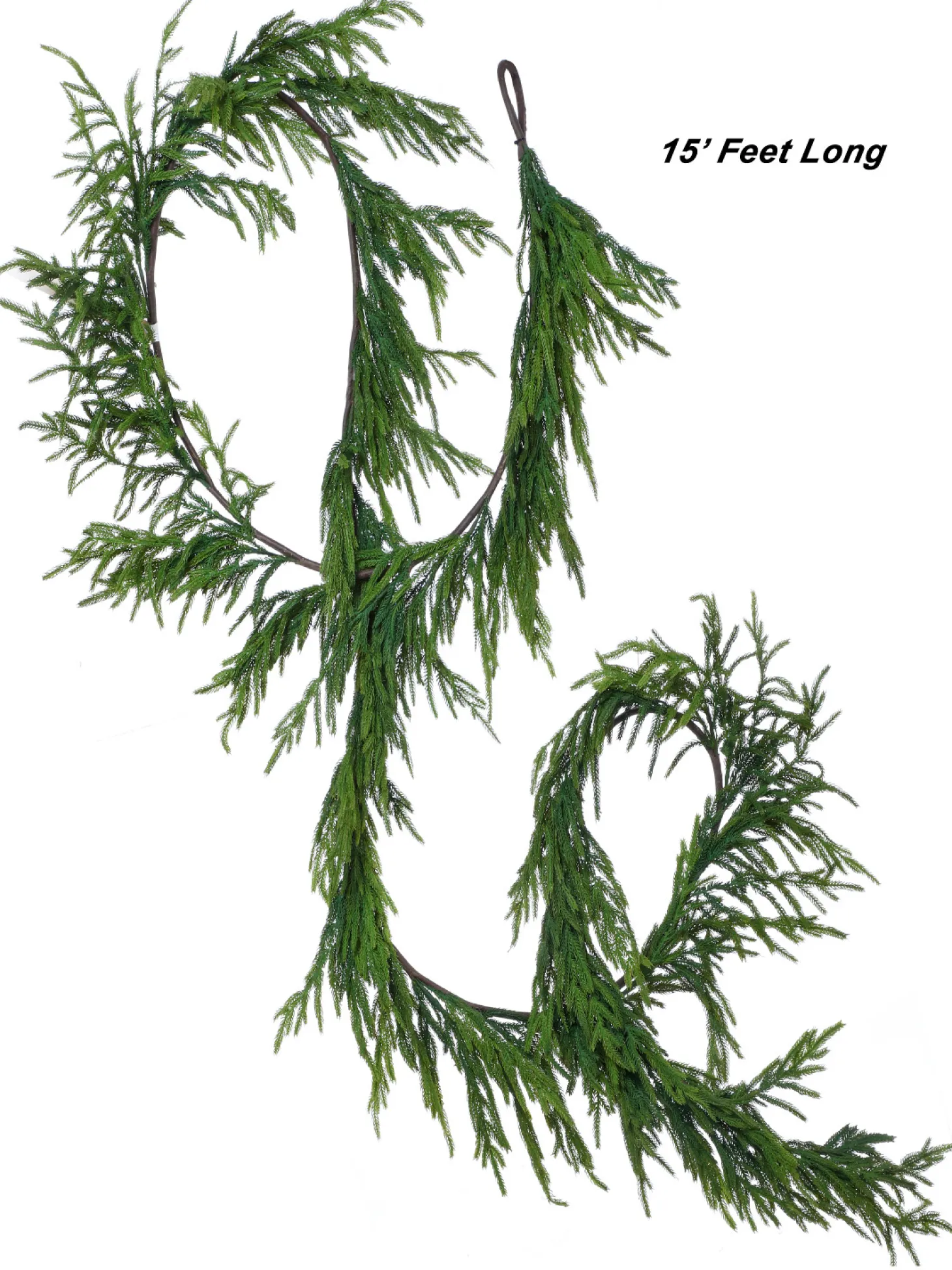 Regency 15' Real Feel Norfolk Pine Christmas Garland MTX70599