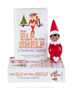 The Elf On The Shelf : A Christmas Tradition Box Set Includes African American Girl Scout Elf