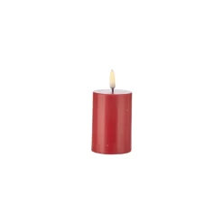 Uyuni 4" Flicker Flame Red Votive Battery Candle 4134515