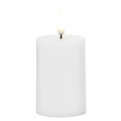 Uyuni 4" Flicker Flame White Votive Battery Candle 4034518