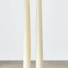 Uyuni 11" Moving Flame Ivory Unscented Taper Candle Set Of 2 4034513